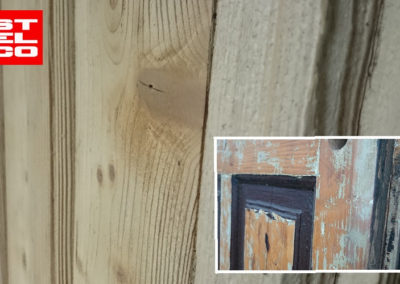 Drzwi drewniane lakierowana proszkowo